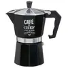 Image de Secret de Gourmet Italian Coffee Maker, Cafetière moka, Noir