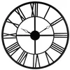 Image de Horloge chiffres romains vintage 70 cm noir Atmosphera