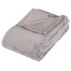 Image de Atmosphera Créateur d'intérieur - Plaid "Microfibre" 130x180cm Gris