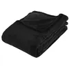 Image de Atmosphera Créateur d'intérieur - Plaid Microfibre 130x180cm Noir