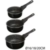 Image de Casseroles avec poignées amovible - Lot de 3 - Pierre