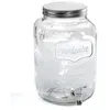 Image de Secret de Gourmet - Distributeur de Boisson en Verre "Yorkshire" 8L Transparent