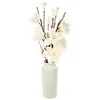 Image de Atmosphera Créateur d'intérieur - Composition Florale Avec Vase "Magnolia" 73cm Blanc