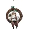 Image de Féérie Lights & Christmas - Couronne de Noël en bois Terre sauvage - Blanc - Marc en terre sauvage