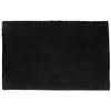Image de Instant d'O - Tapis de Salle de Bain "Chenille" 50x80cm Noir