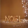 Image de Féérie Lights & Christmas - Décoration lumineuse lettres Noël - 44 x 3 x 15 cm - Marron