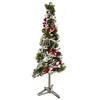 Image de Féérie Lights & Christmas - Sapin de Noël avec pieds en branches - 23 x 60 cm - Vert