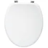 Image de FIVE Simply Smart - Abattant WC en Bois "Luxe" 43cm Blanc