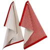 Image de Atmosphera Créateur d'intérieur - Lot de 2 Torchons de Cuisine "Poulette" 70cm Multicolore