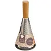 Image de Secret de Gourmet ACACIA CYLINDER GRATER 136225, Râpe, Argent, Marron