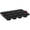 Image de moule à pâtisserie plaque 12 muffins silicone luxe - jja 135283