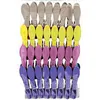 Image de 32 Pinces A Linge Ultra Resistante 4 Couleurs 8 Cm Plastique