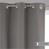 Image de Atmosphera Créateur d'intérieur - Lot de 2 Rideaux Occultants "Kerry" 135x240cm Gris
