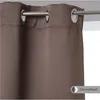 Image de Paire de rideaux occultants taupe 135x240cm Atmosphera