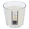 Image de Bougie parfumée à la vanille - 13,5 x 12,5 cm - Verre - Blanc