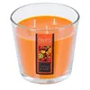 Image de Bougie parfumée aux fruits exotiques - 13,5 x 12,5 cm - Verre - Orange