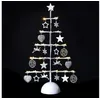Image de Sapin lumineux en métal blanc