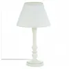 Image de Lampe blanche en bois 36 cm de hauteur