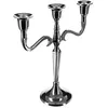 Image de chandelier métal 3 têtes 27cm argent - jja 123154
