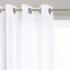 Image de Atmosphera - Voilage Etamine - 140 x 240 - Blanc
