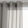 Image de Atmosphera Créateur d'intérieur - Rideau Voilage "Etamine" 140x240cm Gris