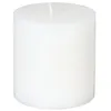 Image de Comptoir de la Bougie - Bougie Ronde "Rustic" 7cm Blanc