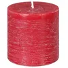 Image de Comptoir de la Bougie - Bougie Ronde "Rustic" 7cm Rouge
