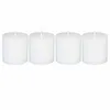 Image de Comptoir de la Bougie - Lot de 4 Bougies Votives "Rustic" 4,5cm Blanc