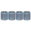 Image de Comptoir de la Bougie - Lot de 4 Bougies Votives "Rustic" 4,5cm Gris