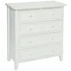 Image de Commode Charme 5 tiroirs blanc Atmosphera