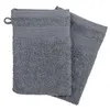 Image de Lot de 2 gants de toilette en coton - 15 x 21 cm - Gris