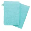 Image de Instant d'O - Lot de 2 Gants de Toilette "Confort" 15x21cm Aqua