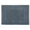 Image de Tapis de bain en coton - 50 x 70 cm - Gris