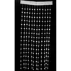 Image de Rideau fils largeur 90 x 200 cm - Boules tissu pailletées
