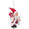 Image de père noël debout tradi à suspendre 13cm