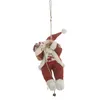 Image de Atmosphera Créateur d'intérieur - Père Noël Déco "Corde" 30cm Rouge & Blanc