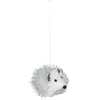 Image de Fééric Lights and Christmas - Sujet de Noël Hérisson Givré "Cocon" 9cm Blanc