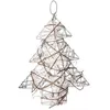 Image de Féérie Lights & Christmas - Sapin de Noël pailleté à suspendre - 17 x 20 cm - Blanc
