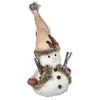 Image de Féérie Lights & Christmas - Décoration de Noël en bois petit bonhomme Terre sauvage - Beige - Marc en terre sauvage