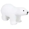 Image de Atmosphera Créateur d'intérieur - Statuette Déco Ours "Manteau" 21cm Blanc