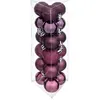 Image de Atmosphera Créateur d'intérieur - Lot de 18 Boules de Noël Colorama 3cm Cassis