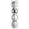 Image de Atmosphera, Décorations de sapin de Noël, Boule de Noël 80mm - Lot de 4 (4x)