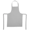 Image de Atmosphera Créateur d'intérieur - Tablier de Cuisine Coton 80cm Gris Clair