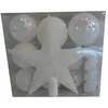 Image de Fééric Lights and Christmas - Kit 18 Pièces Déco de Noël "Colorama" 23cm Blanc