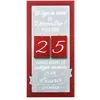 Image de Féérie Lights & Christmas - Calendrier de l'Avent en bois à suspendre Jeanne - Rouge - Jeanne La nostalgie revisitée