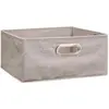 Image de 5Five, Boîte de rangement, STORAGE BOX31X15 BEIGE LIN (31 x 31 x 15 cm)
