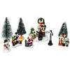 Image de Fééric Lights and Christmas - Lot de 9 Santons "Village de Noël" 7cm Multicolore