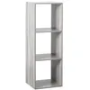 Image de Atmosphera - Etagère rectangulaire à 3 cases Mix - H. 100,5 cm - Gris - Mix n' modul