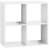 Image de Atmosphera - Etagère 4 Cases Mix - P. 32 cm x H. 67,5 cm - Blanc - Mix