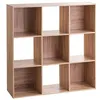 Image de Etagère en bois 9 cases mix coloris chêne naturel 5five
